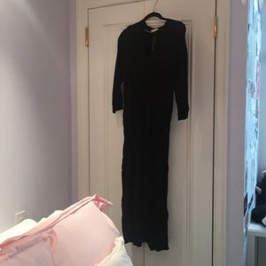 Black Long Sleeve Maxi Dress